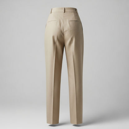 Damskie spodnie lniane – lekkie i casualowe dopasowanie